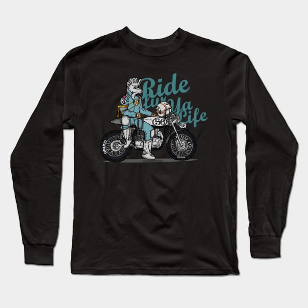 Ride Fur ya Life: Wolfman Long Sleeve T-Shirt by Siegeworks